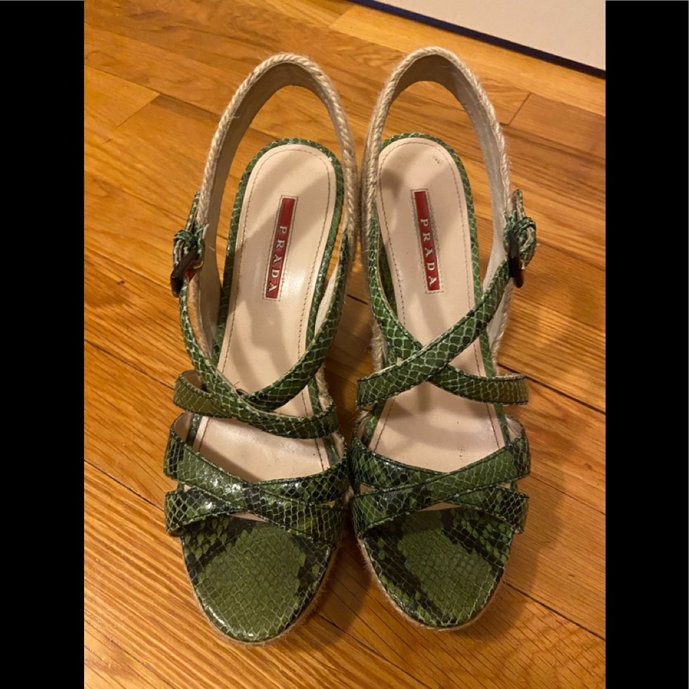 Gently worn Prada Wedge
